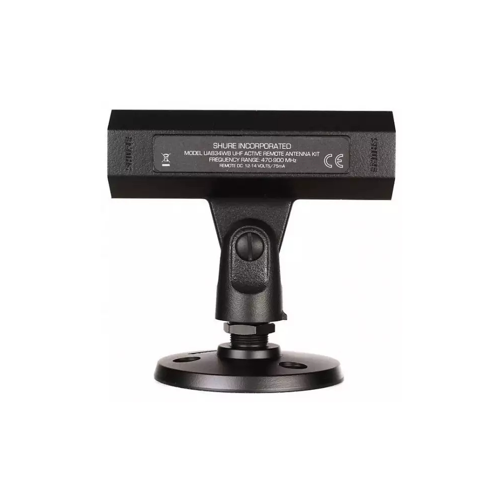 Shure UA834WB In-Line Antenna Amplifier Frequency: UA834WB (470-902 MHz)