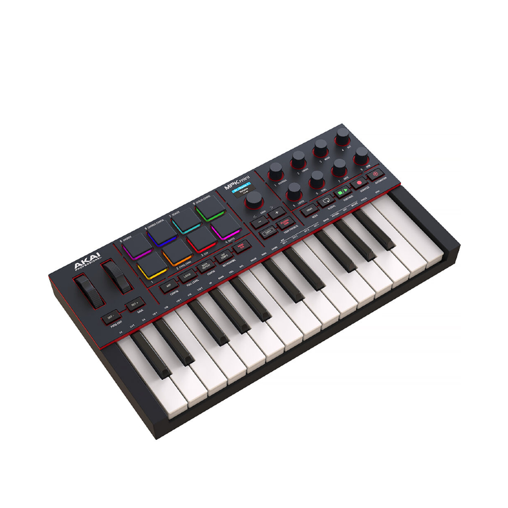 Akai Professional MPK Mini IV MIDI Keyboard Controller - Black