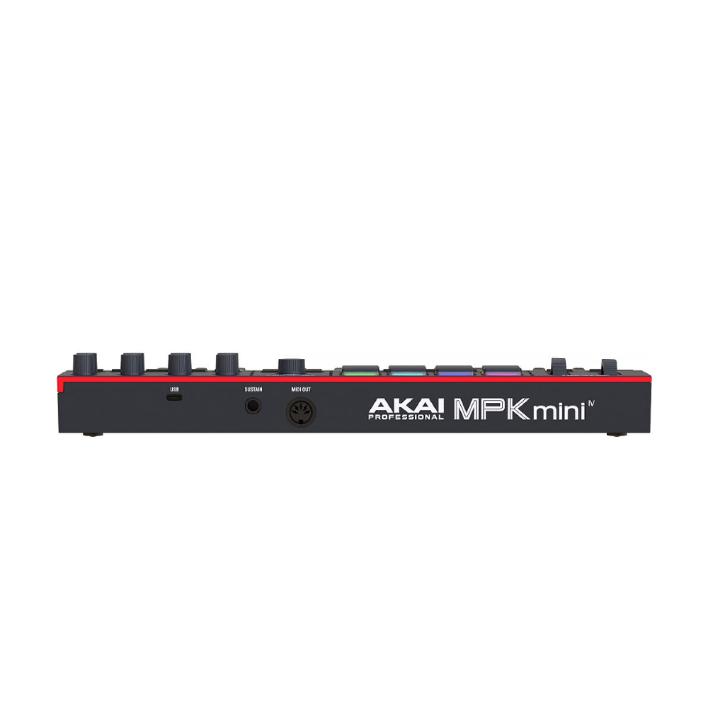 Akai Professional MPK Mini IV MIDI Keyboard Controller - Black