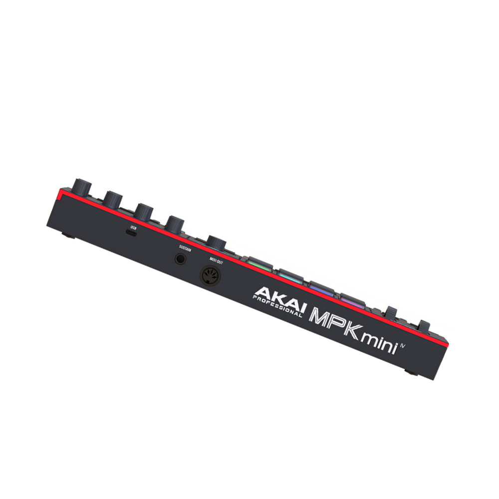 Akai Professional MPK Mini IV MIDI Keyboard Controller - Black