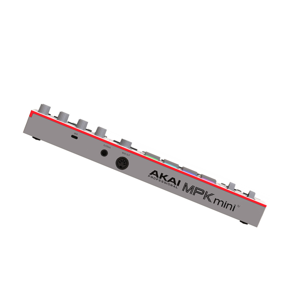 Akai Professional MPK Mini IV MIDI Keyboard Controller – White
