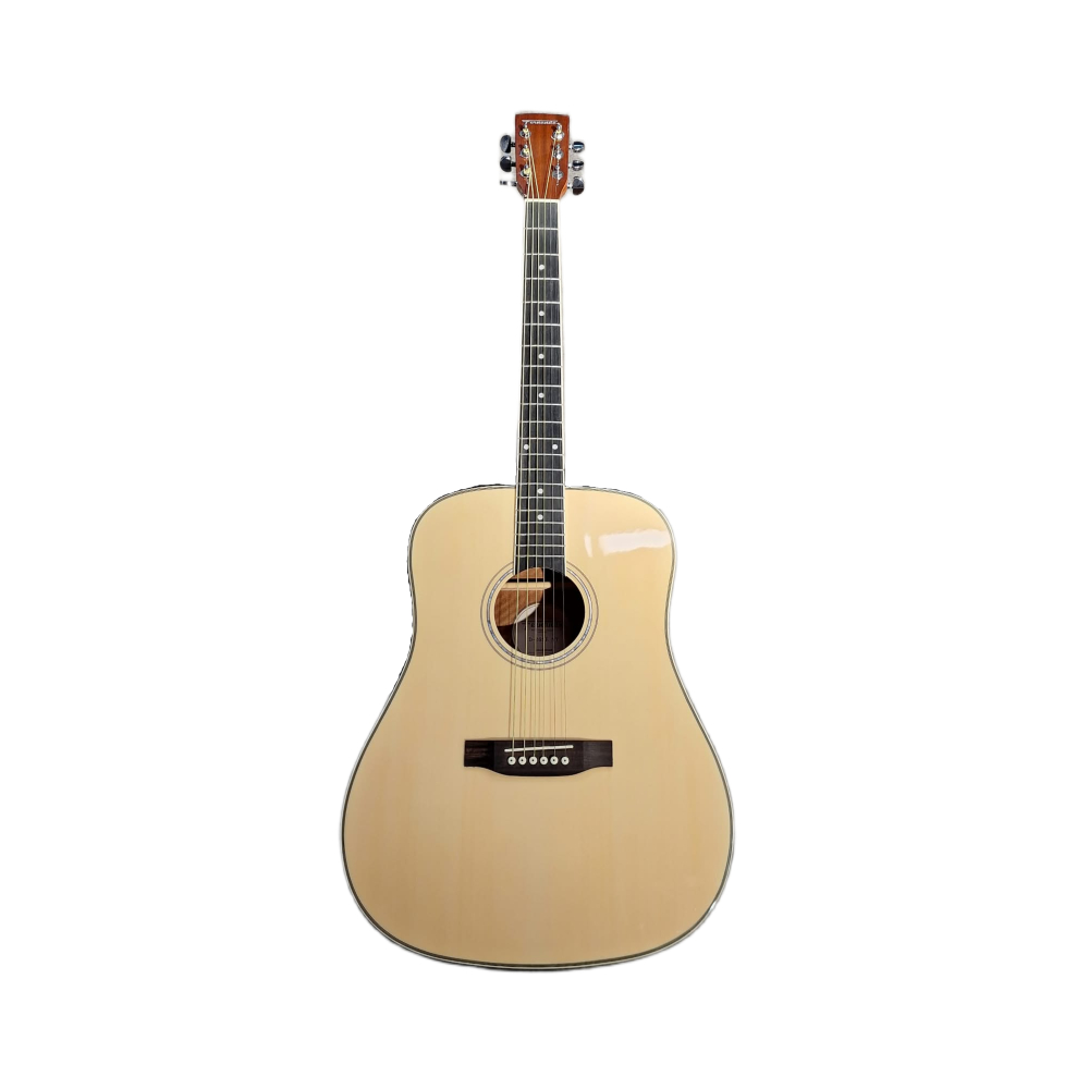 Fernando Dreadnought Acoustic Guitar Natural w/ Pickup (D-26SE-NT)