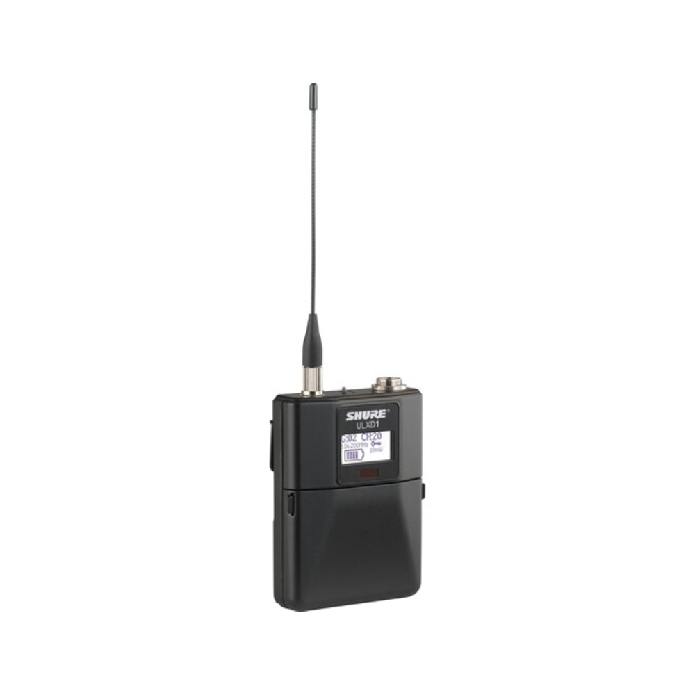 Shure ULXD1 Digital Wireless Bodypack Transmitter with 3-Pin LEMO (G66: 487-606 MHz)