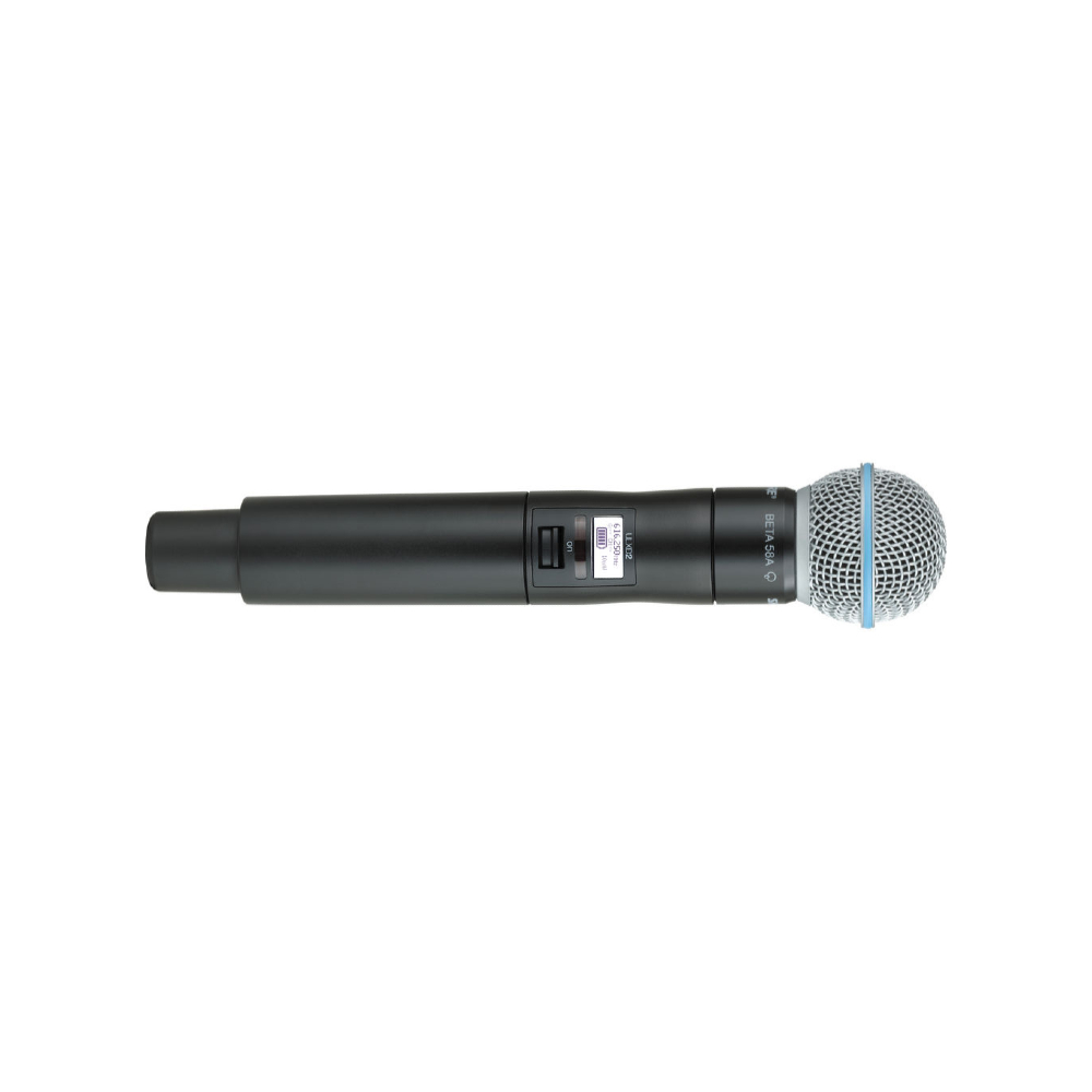 Shure ULXD2/B58 Handheld Wireless Microphone Transmitter (G66: 487-606 MHz)