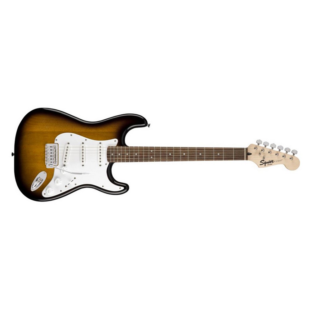 Squier by Fender Stratocaster Pack with 10G Amplifier - LRL Fingerboard - Gigbag Brown Sunburst 230V EU