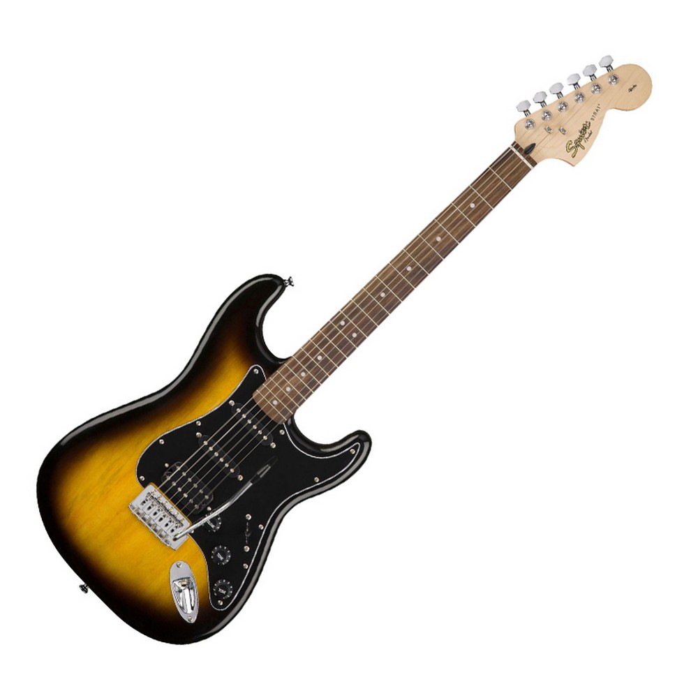 Squier by Fender Affinity Series Stratocaster Pack with Gig Bag 15G - 230V EU (Black Sunburst) (HSS) (Laurel Fretboard)