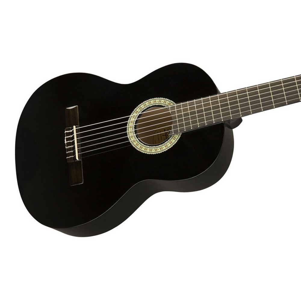 Squier by Fender Black Full Size Nylon String Classical Acoustic Guitar (SA-150N)