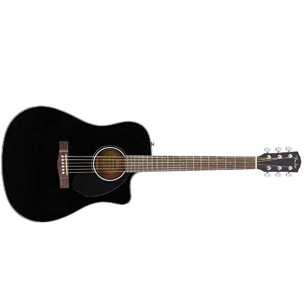 Fender CD-60SCE (970113006) Dreadnought Acoustic Guitar (Black)