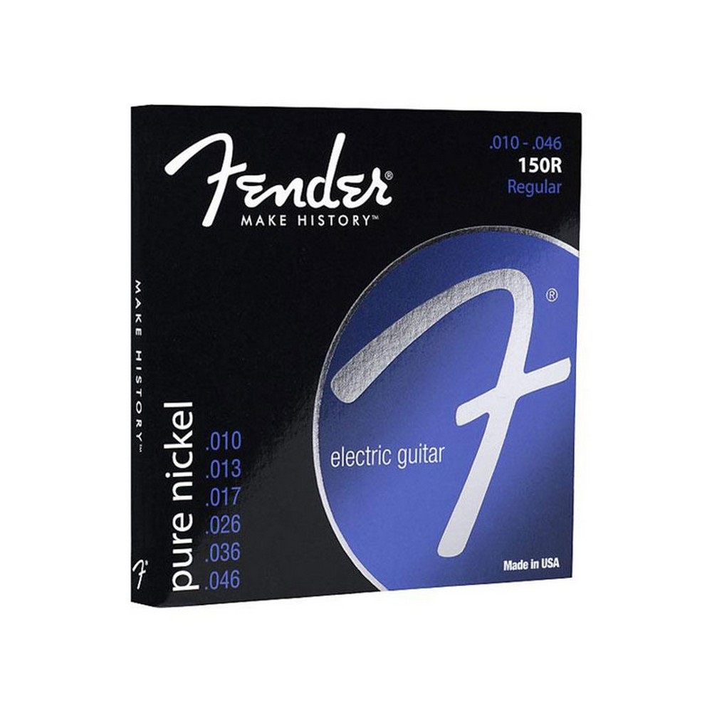 Fender 150R Pure Nickel Wound Regular - Ball End - .010-.046 Gauges  (730150406)