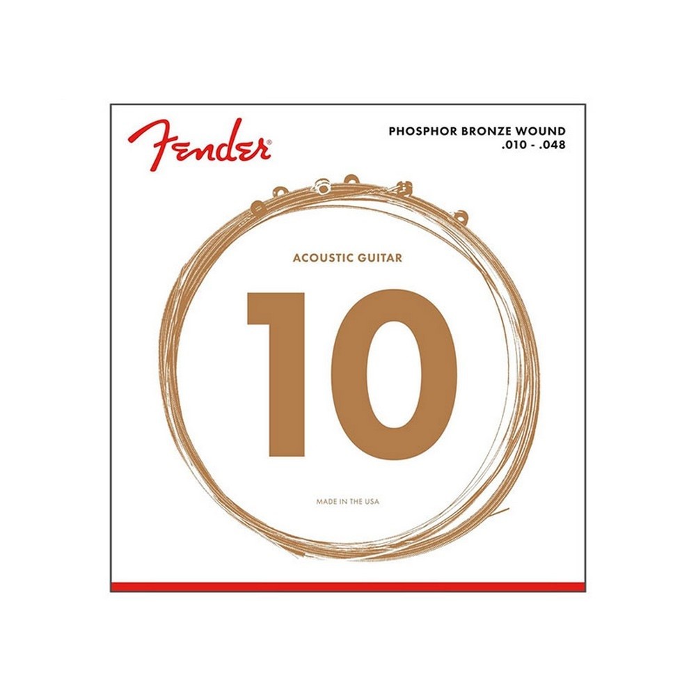 Fender 60XL Phosphor Bronze Extra Light Gauge .010 - .048  (730060402)