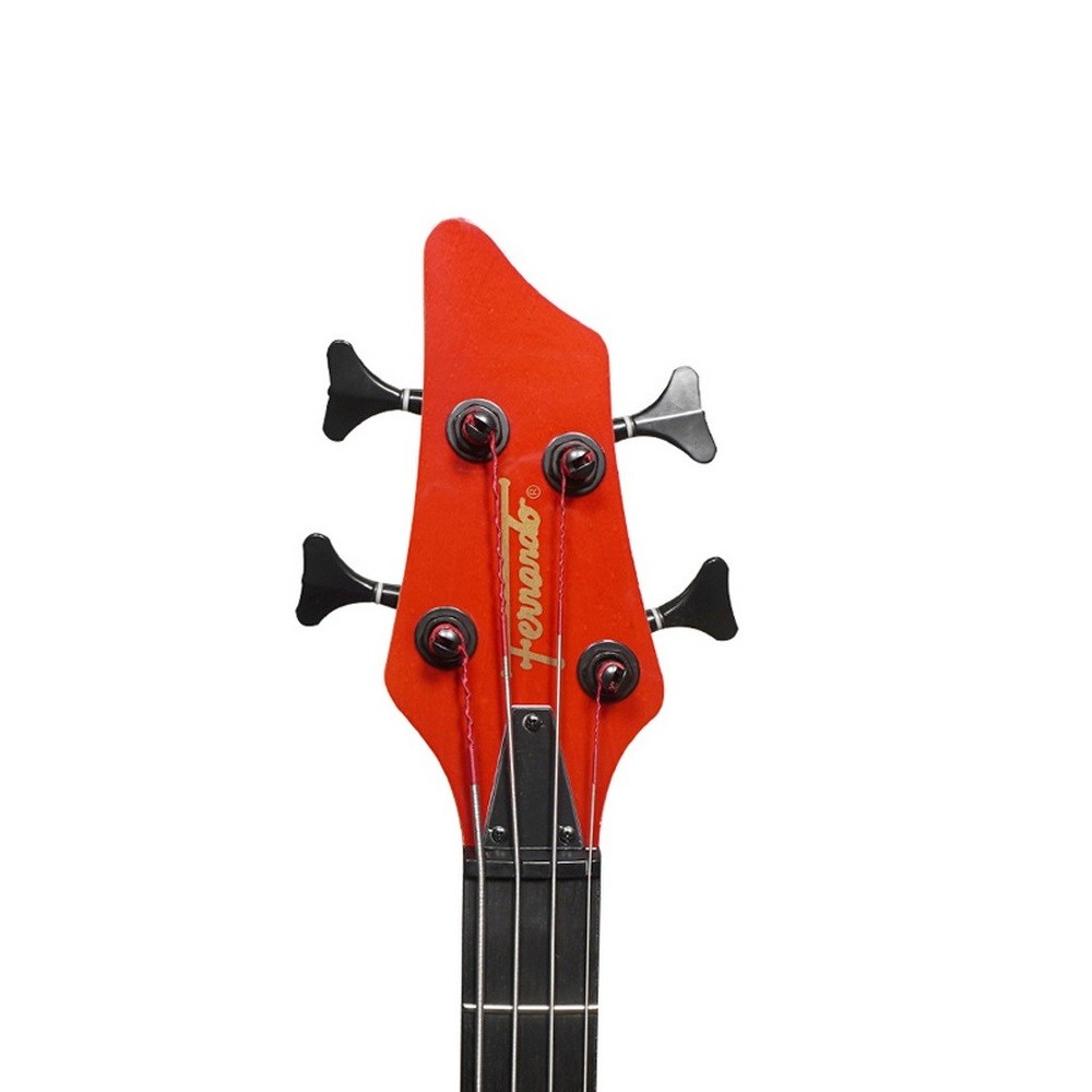 Fernando IBB-100 Electric Bass Guitar (Red)