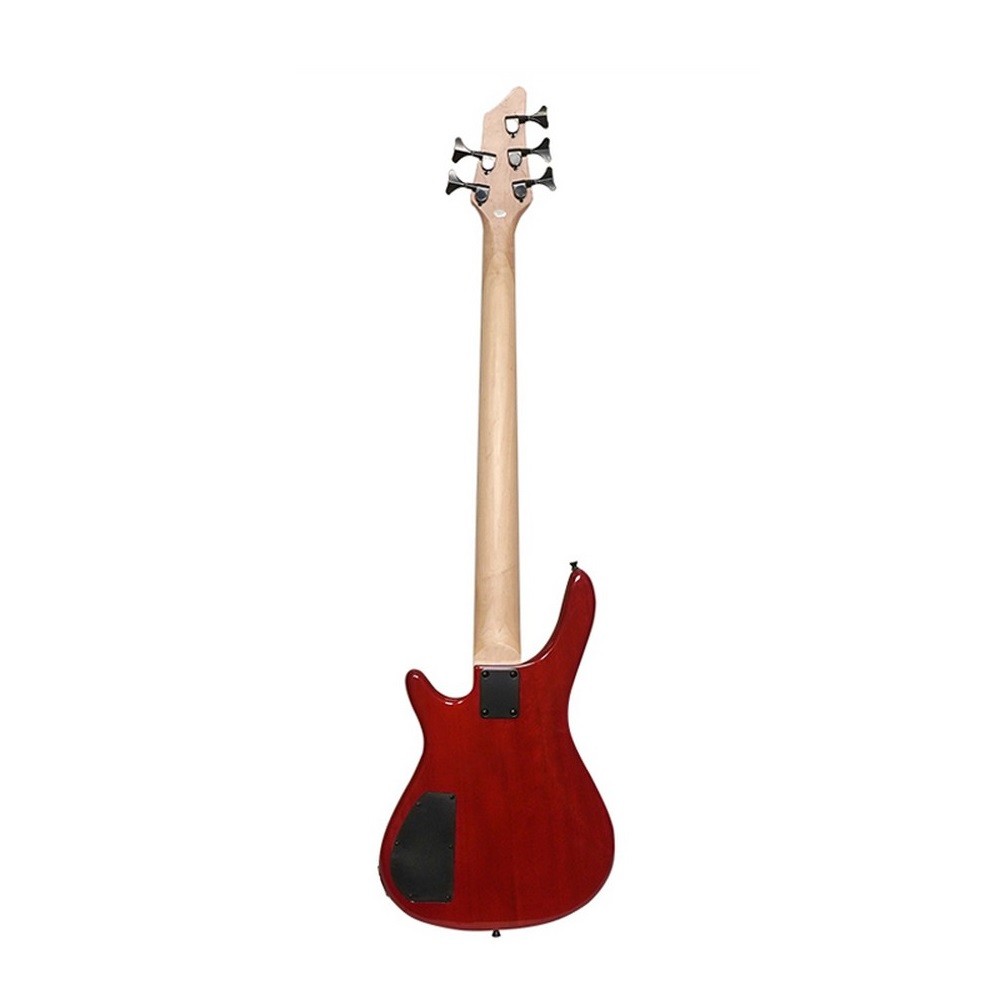 Fernando LBB101-5 5-String Electric Bass Guitar (Red)