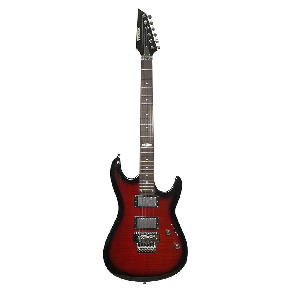 Fernando SDTJ-1000 Floyd Rose Electric Guitar Red Burst