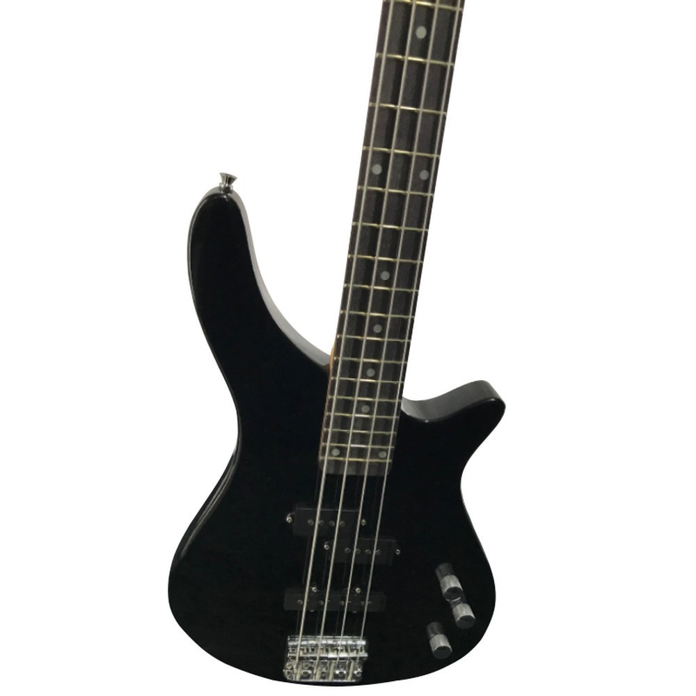 Fernando SSB-262 Bass Guitar w/ Free Instrument Cable (Black)