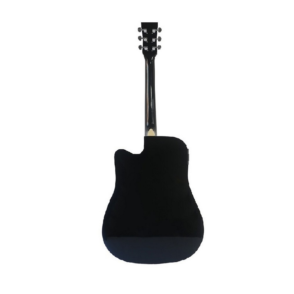 Fernando AW-41CEQ Dreadnaught Acoustic Guitar (Black)