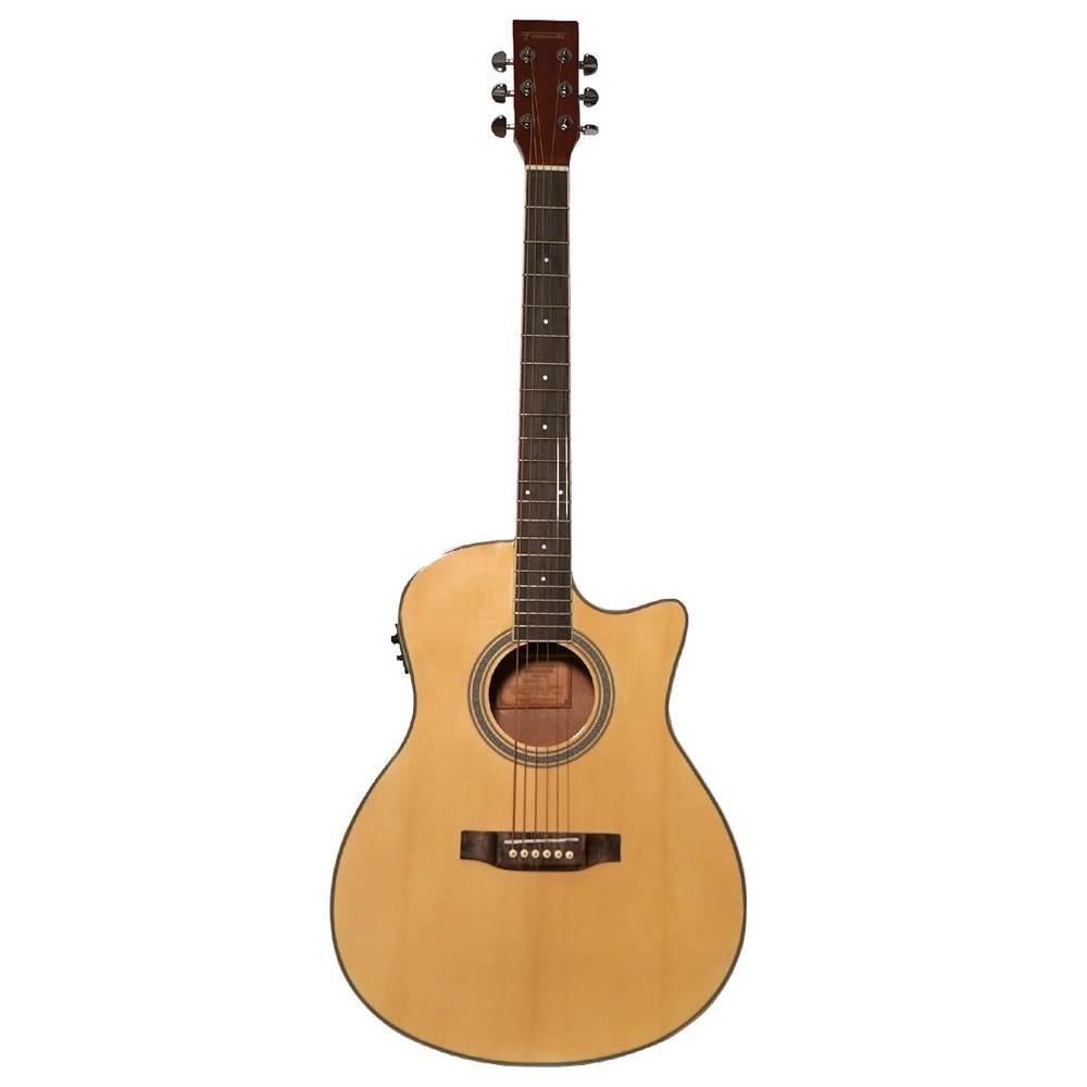 Fernando TF-Glossy Acoustic Guitar with Fishman Pickup