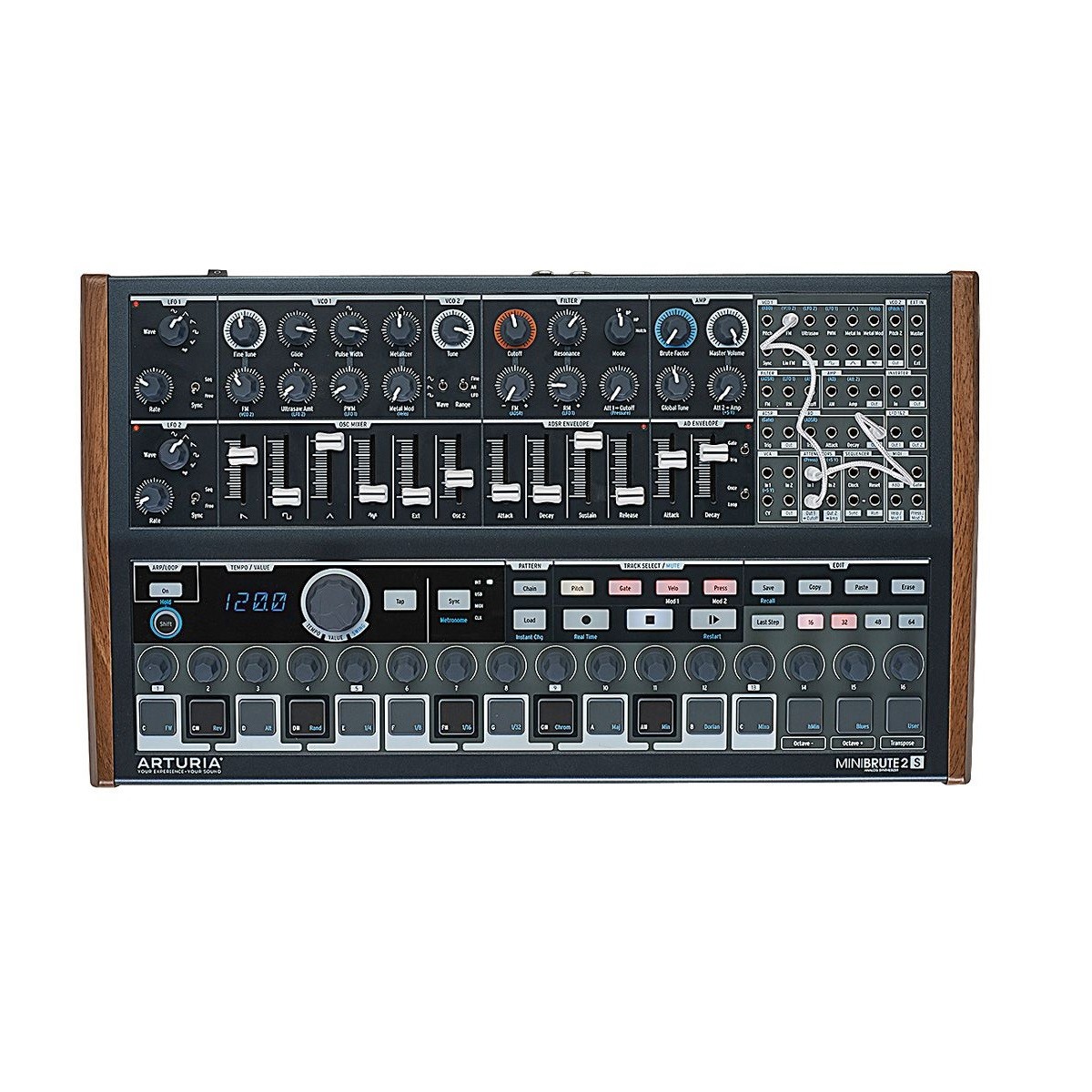 Arturia MiniBrute 2S Semi-Modular Analog Sequencing Synthesizer