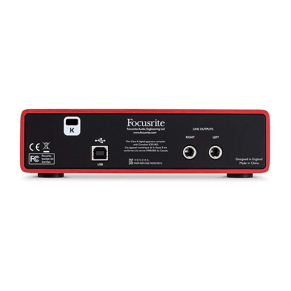 Focusrite Scarlett 2i2 2nd Gen USB Audio Interface