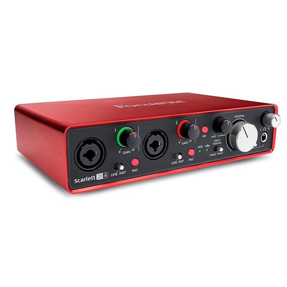 Focusrite Scarlett 2i4 2nd Gen USB Audio Interface