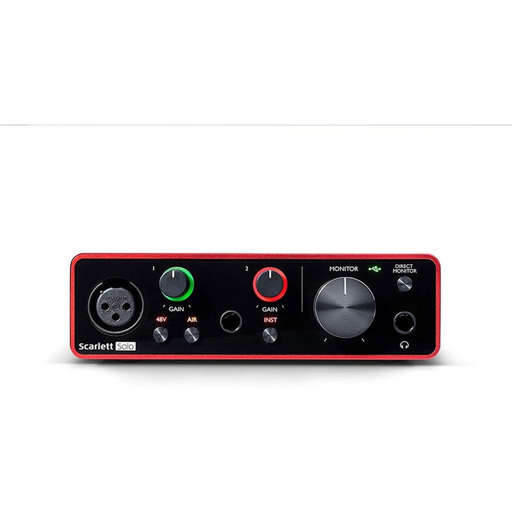 Focusrite Scarlett Solo - 3rd Gen - USB Audio Interface