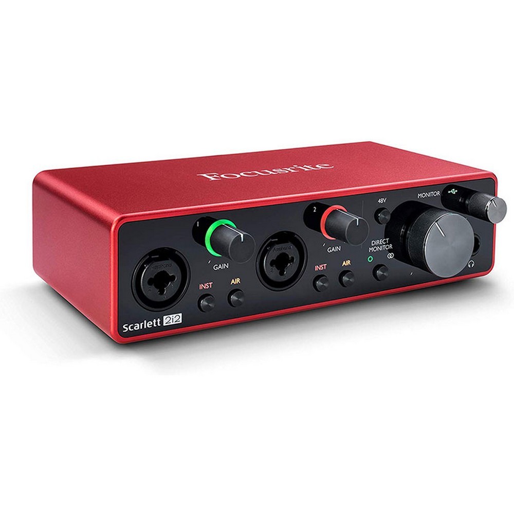 Focusrite Scarlett 2i2 Studio 3rd Gen Bundle USB Audio Interface