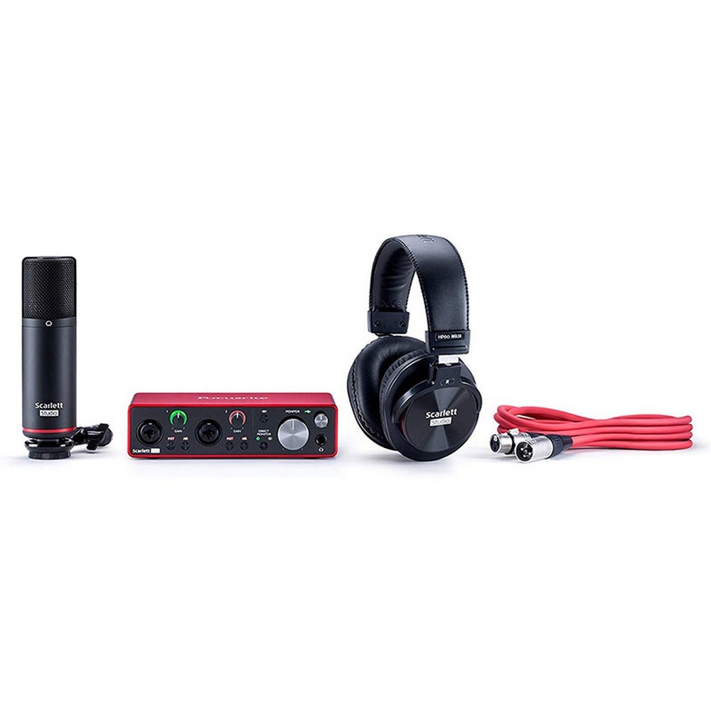 Focusrite Scarlett 2i2 Studio 3rd Gen Bundle USB Audio Interface