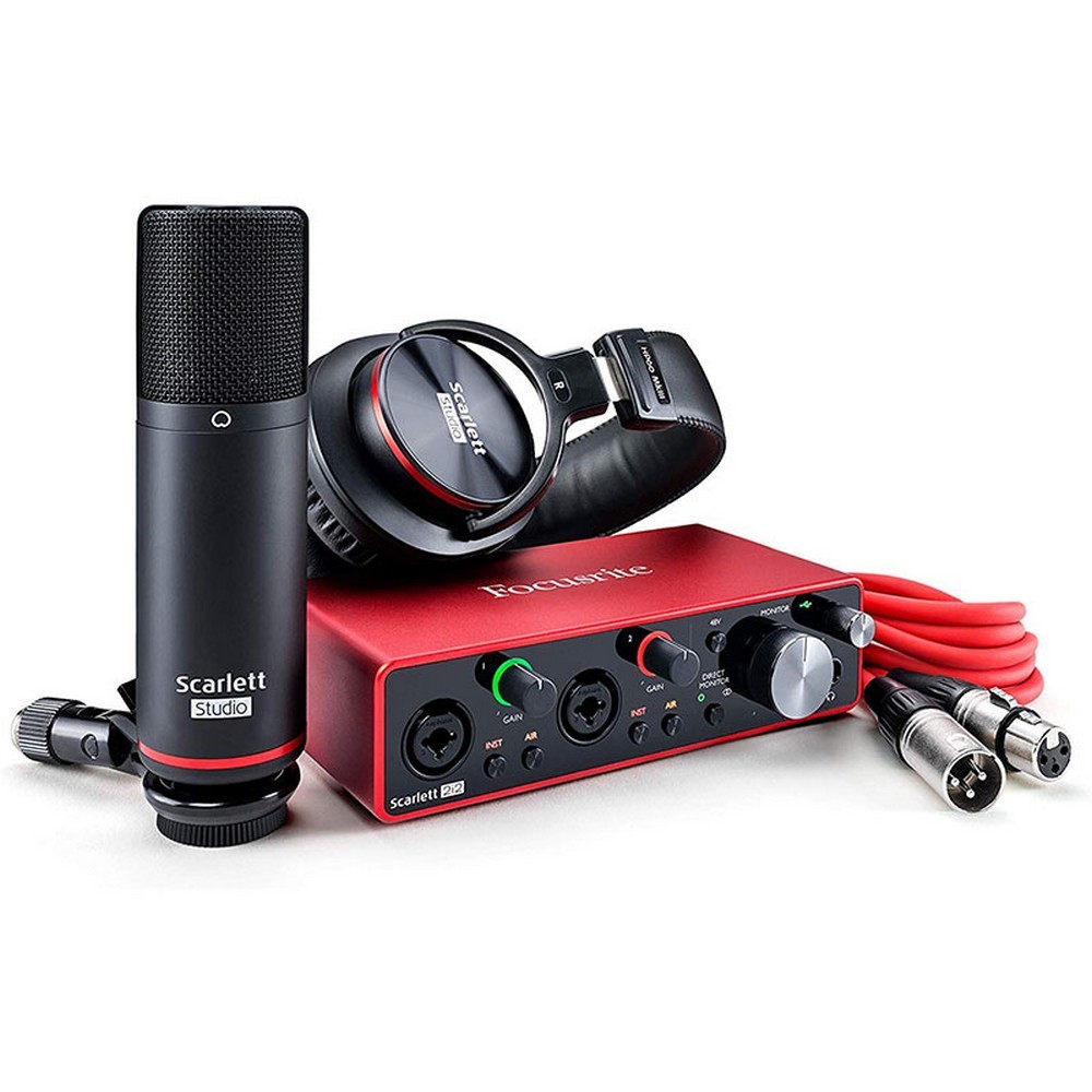 Focusrite Scarlett 2i2 Studio 3rd Gen Bundle USB Audio Interface