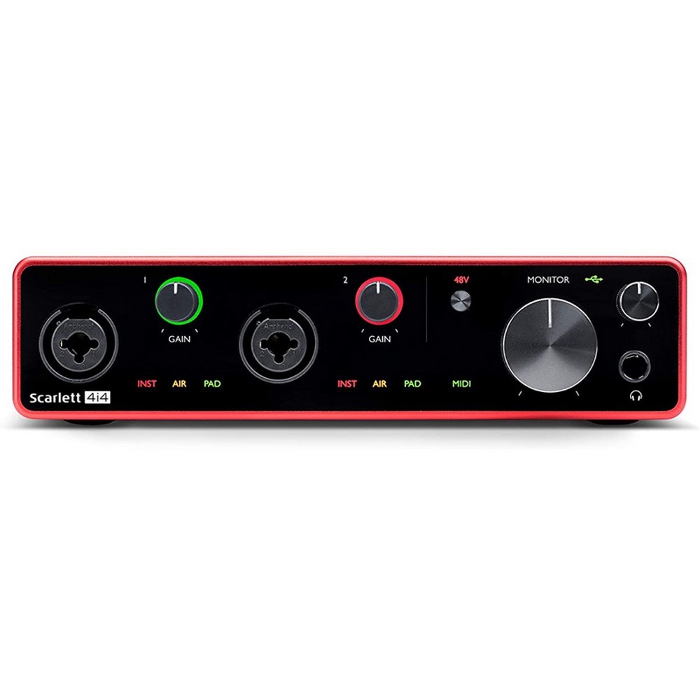 Focusrite Scarlett 4i4 3rd Gen USB Audio Interface