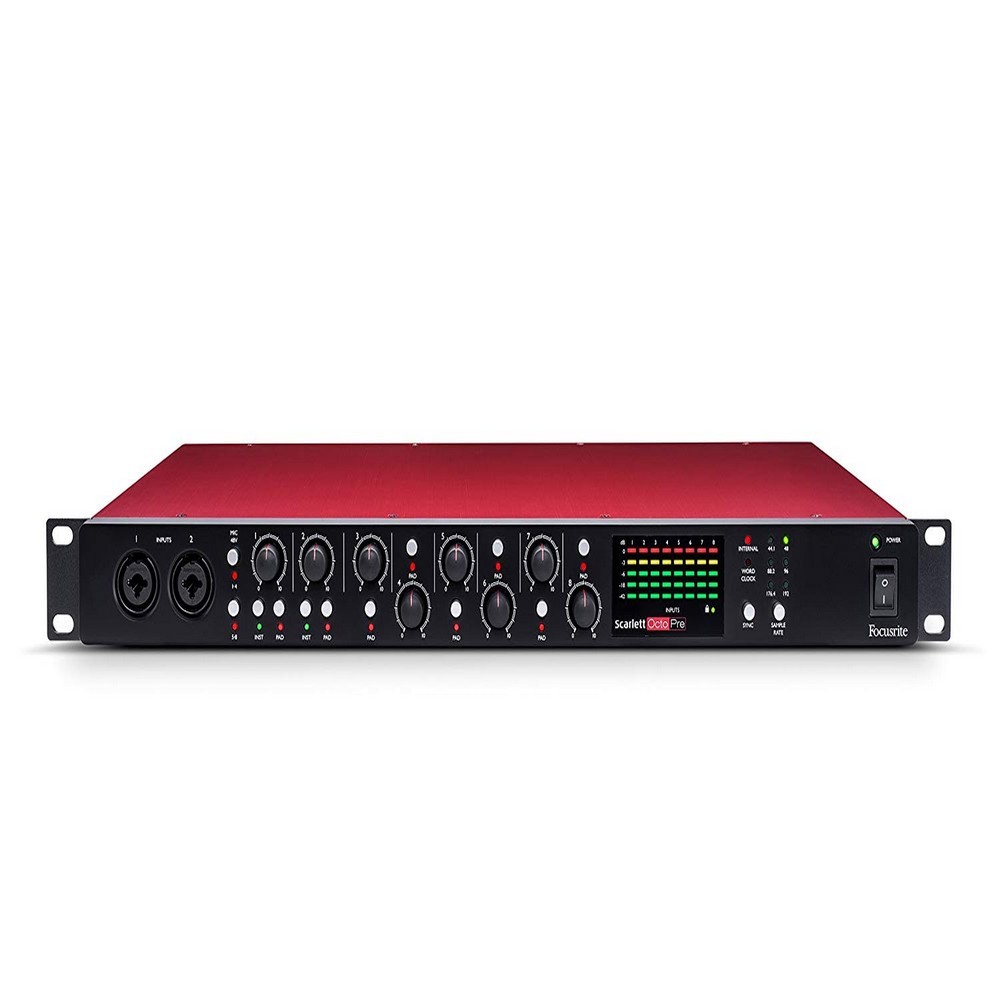 Focusrite Scarlett Octopre 8-Channel Mic Preamp with ADAT Connectivity