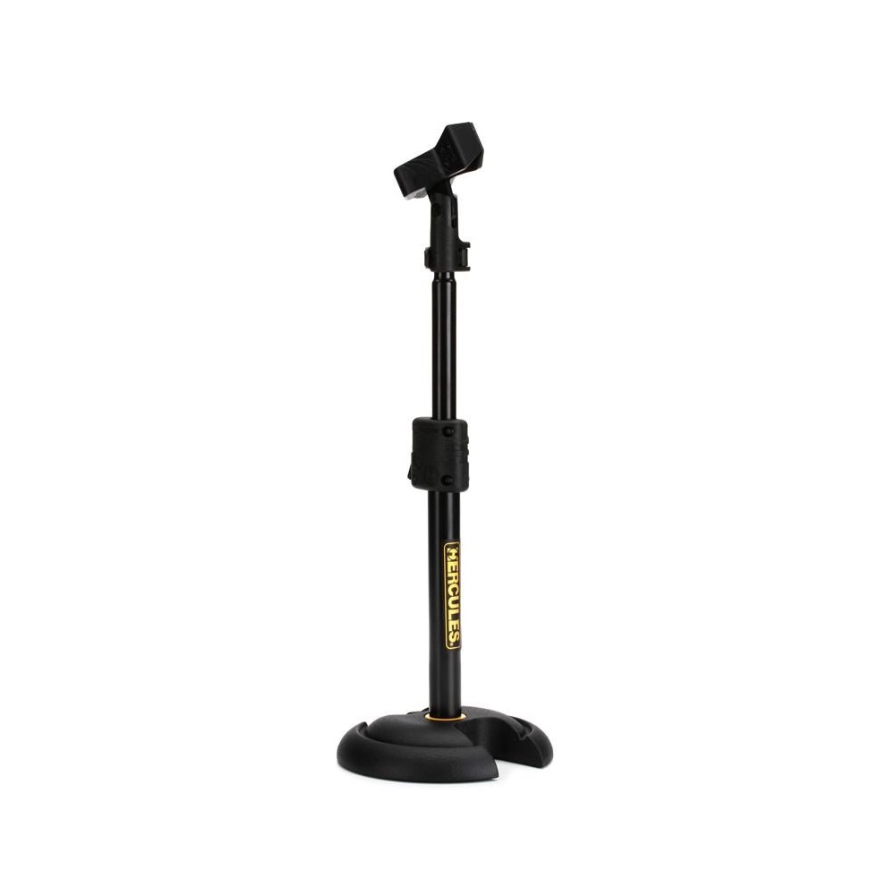 Hercules MS100B Low-profile Straight Microphone Stand with H-Base