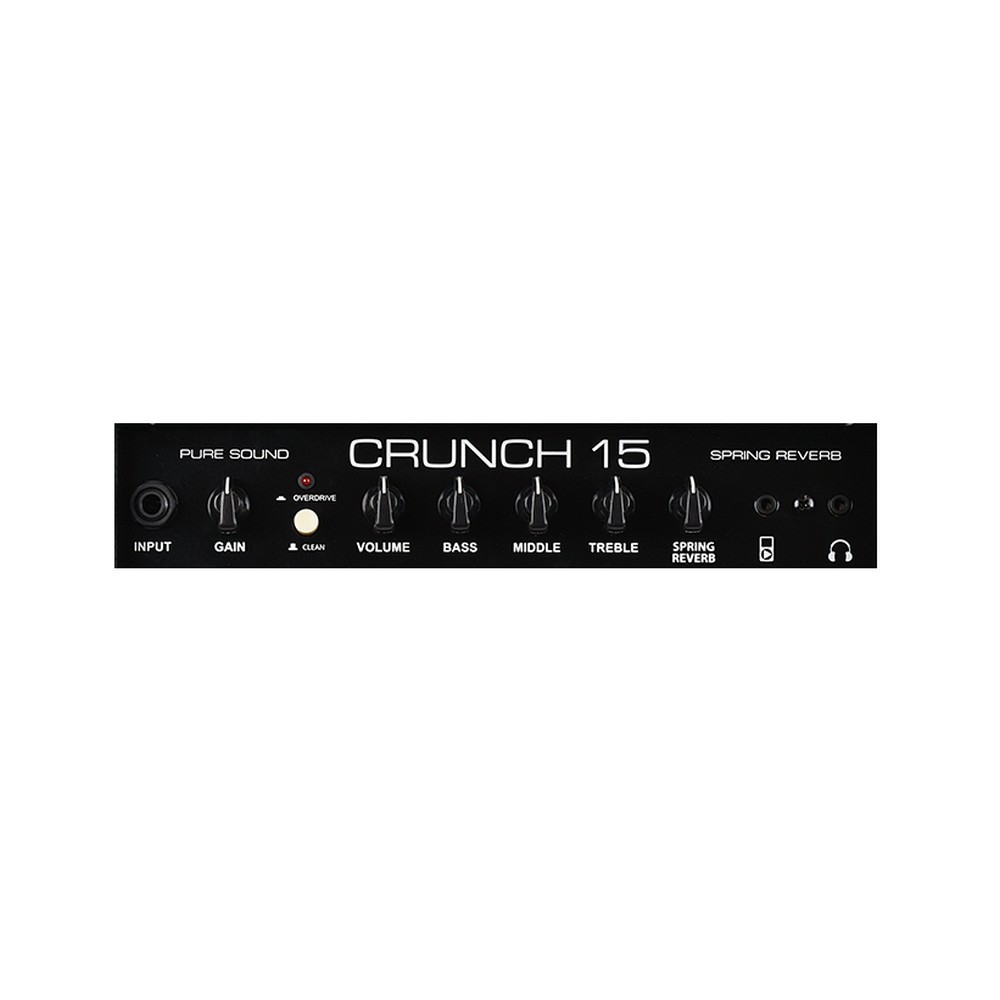 Hiwatt Crunch 15R 15-Watt Combo Amplifier w/ 1x8 inch Speaker and Spring Reverb