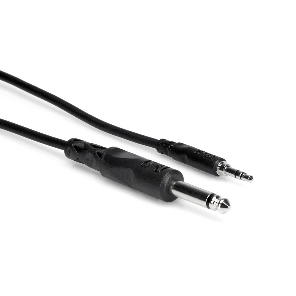 Hosa - Mono Interconnect Cable CMP-110 1/4 inch TS to 3.5mm TRS, 10 Feet