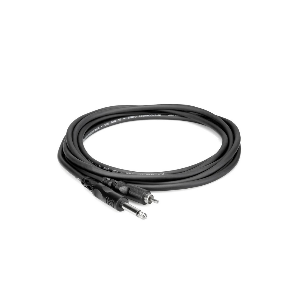 Hosa TS-RCA Cable 1/4 inch 10 ft.