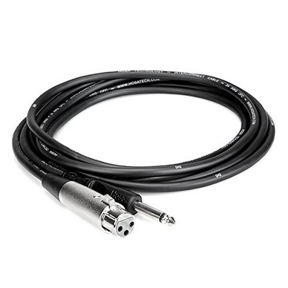 Hosa PXF-105 TS- XLR3F Cable 1/4 inch 5 ft.