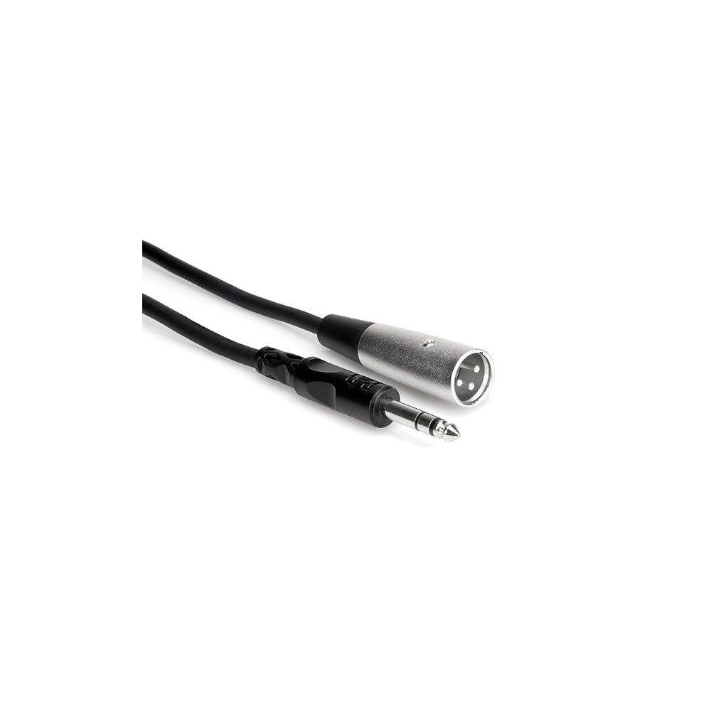 Hosa STX-105M TRS- XLR3M Cable 1/4 inch 5 ft.