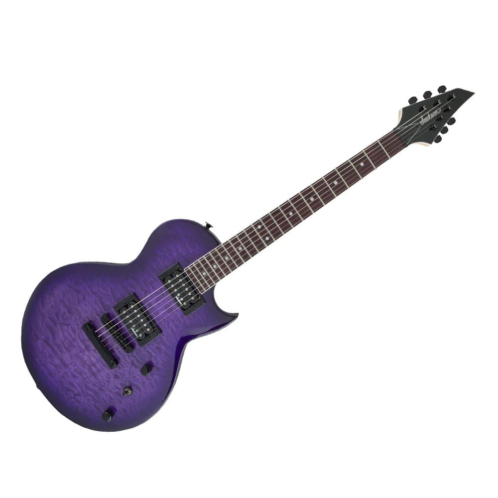 Jackon SC JS22QSC-TPB JS Series Monarkh Electric Guitar (Amaranth Fingerboard / Transparent Purple Burst)
