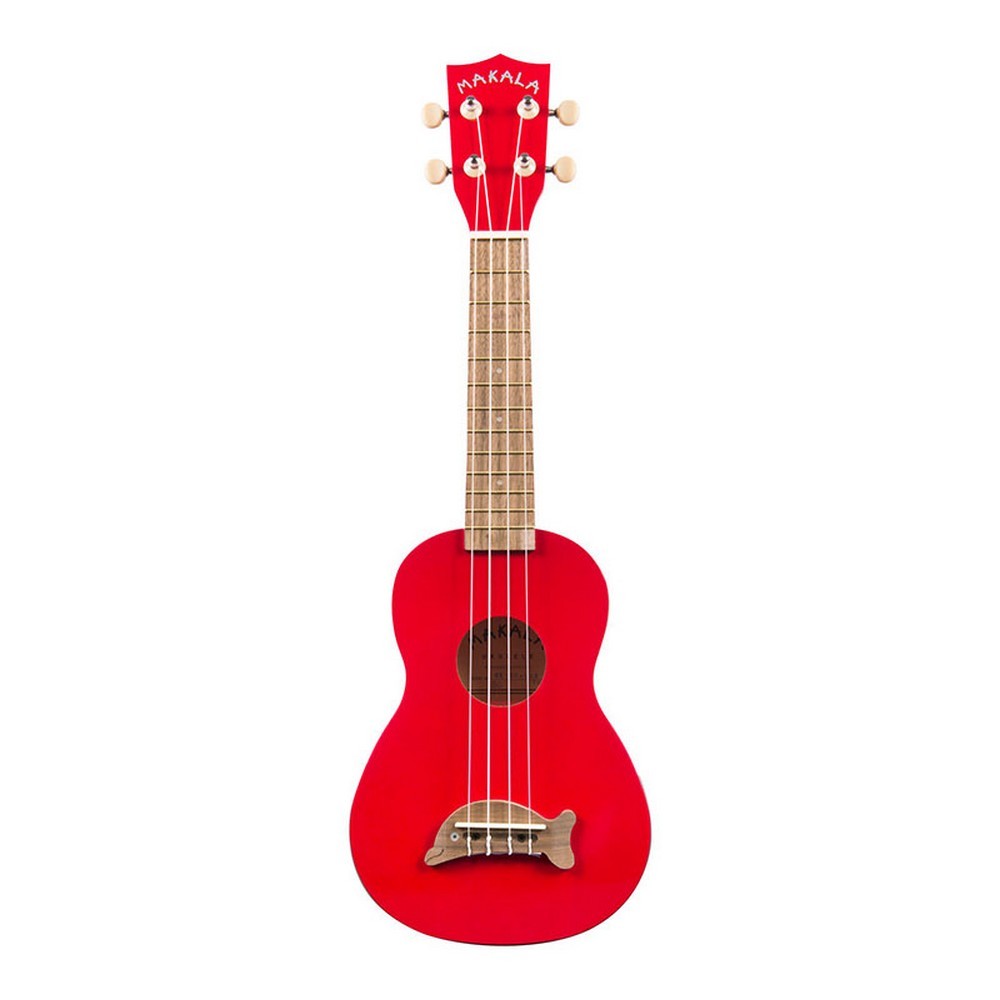 Kala MK-SD Candy Apple Red Makala Dolphin Ukulele