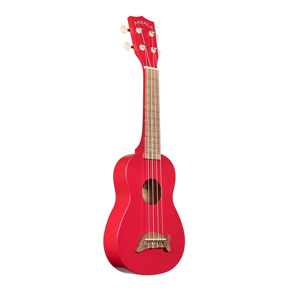 Kala MK-SD Candy Apple Red Makala Dolphin Ukulele