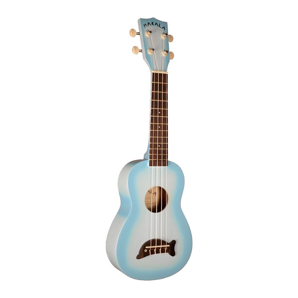 Kala Soprano Ukulele Makala Light Blue Burst Dolphin MK-SD/LBLBURST with Bag