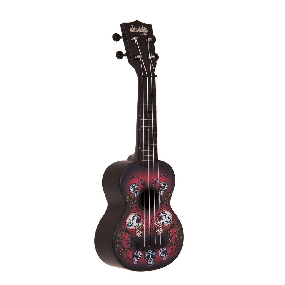 Kala Soprano Ukulele Sugar Skulls Ukadelic KA-SU-SKULLS