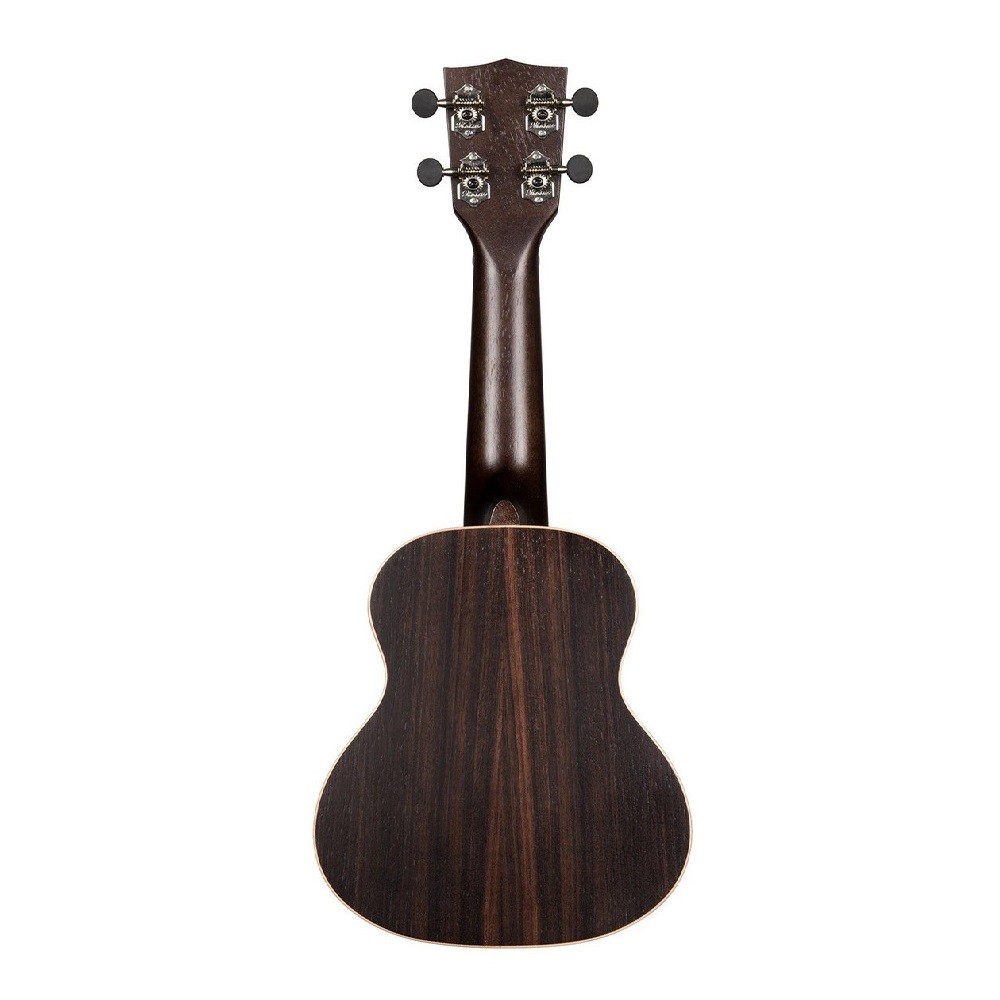 Kala KA-EBY-S Mahogany Ebony Soprano Ukulele with Bag