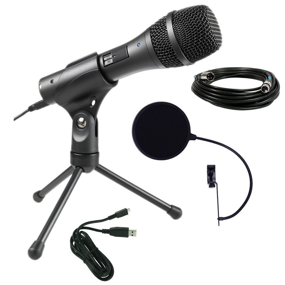 Audio-Technica AT2005USB Dynamic USB Microphone 