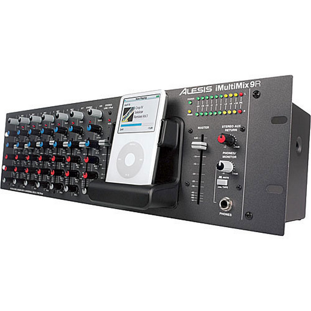 Alesis iMultiMix 9R Audio Mixer with iPod Dock
