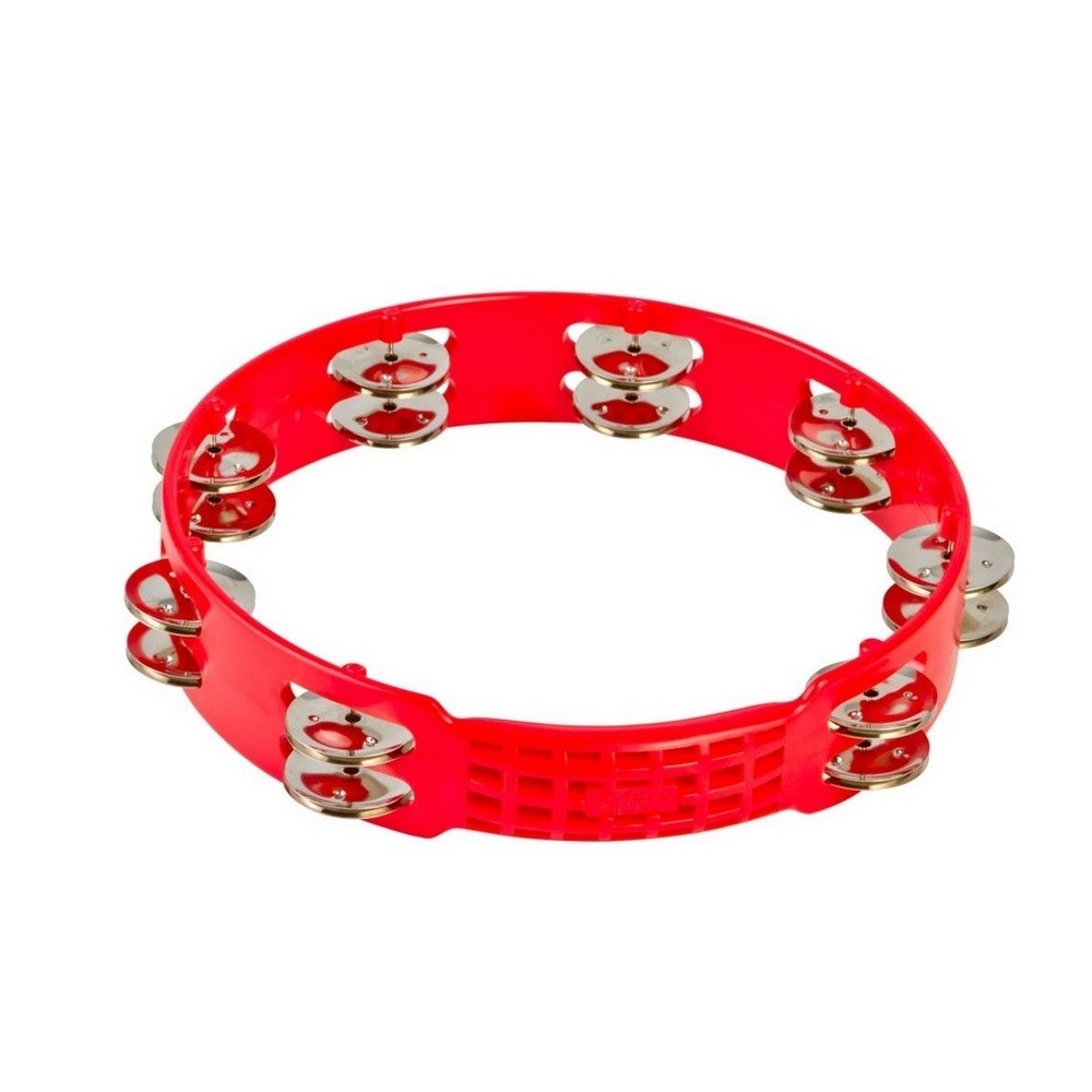 Latin Percussion (LP) Aspire 10 inch Plastic Tambourine - Red (LPA191)