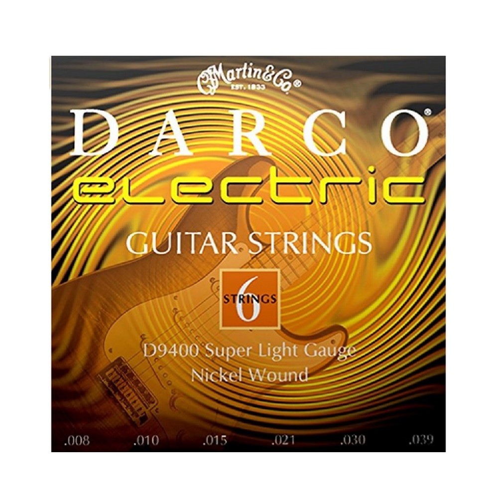 Martin Electric Guitar Strings D9400 Gauge 8-39
