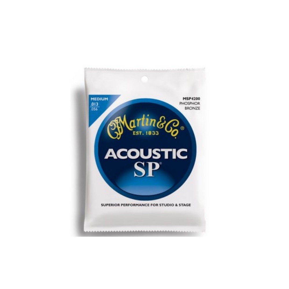 Martin & Co. MSP4200 SP Phosphor Bronze Medium Acoustic Guitar Strings