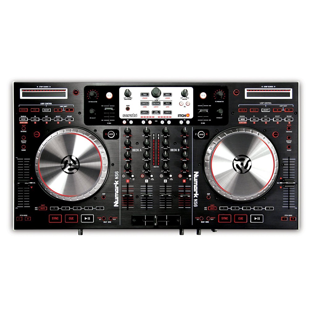 Numark NS6 Professional 4-Channel DJ Controller with Serato