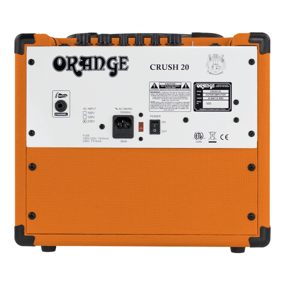 Orange Guitar Amplifier CRUSH-20 Watts (Orange)