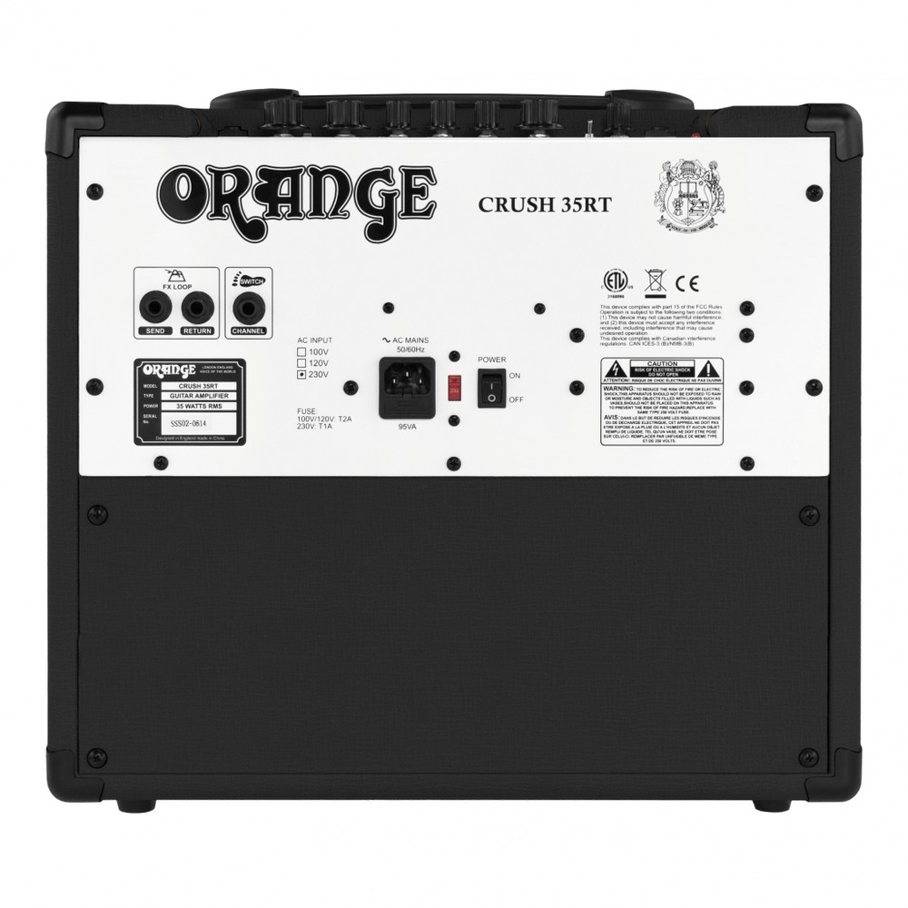 Orange Guitar Amplifier CRUSH-35RT 35 Watts (Black)