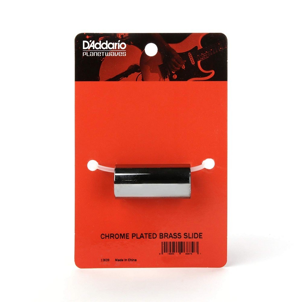 D'Addario Planet Waves Chrome Plated Brass Guitar Slide (Small)